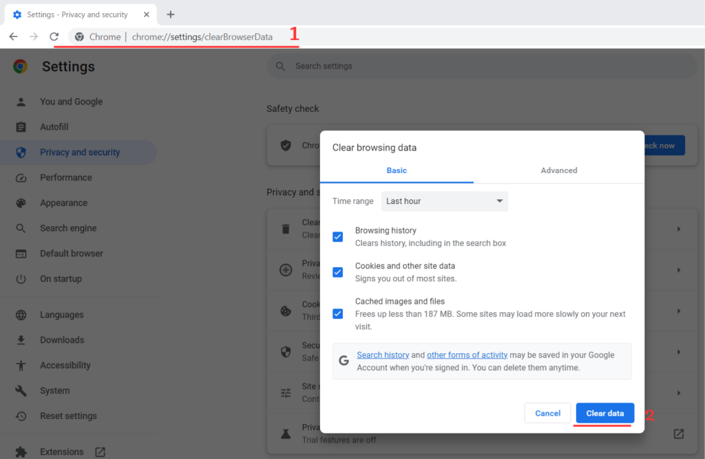 آموزش پاک کردن کش در برنامههای مختلف 1 پاک کردن cash مرورگر chrome