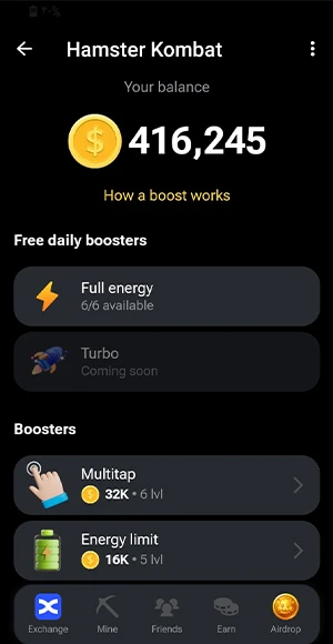 بخش boost همستر