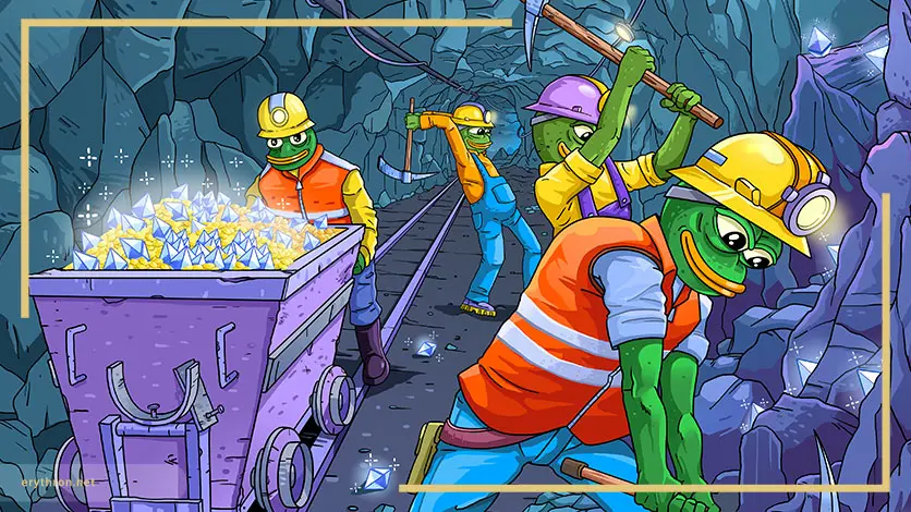 ایردراپ پپه ماینر چیست؟ آموزش کامل pepe miner bot 7 ماین پپه