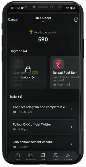ایردراپ اوکی اکس - آموزش دریافت ایردراپ تلگرامی صرافی OKX 5 تسک های ربات okx