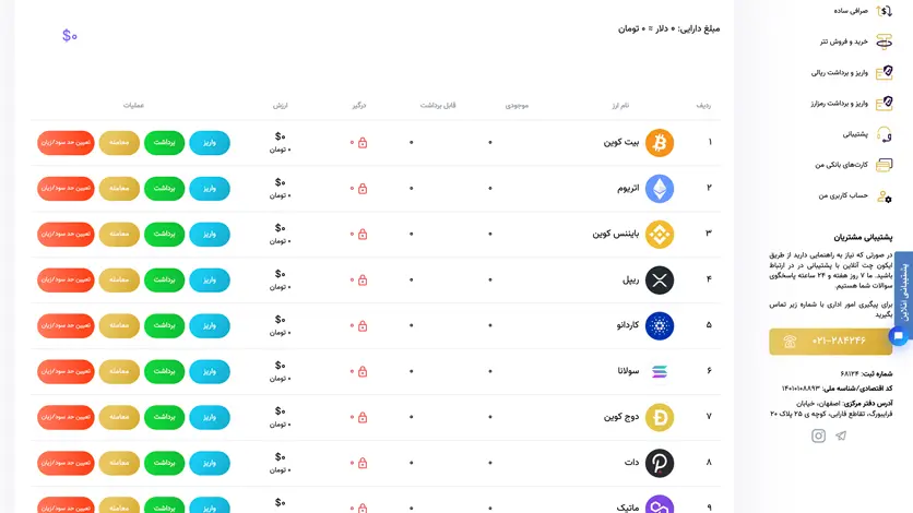 انتقال ارز دیجیتال از یک کیف پول به کیف دیگر - آموزش تصویری 3 انتخاب کیف پول ارز دیجیتال مقصد