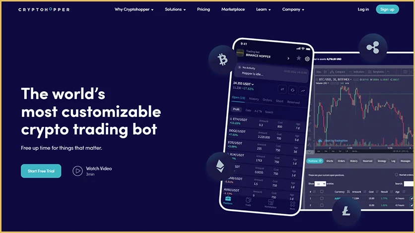 ربات آربیتراژ Cryptohopper 