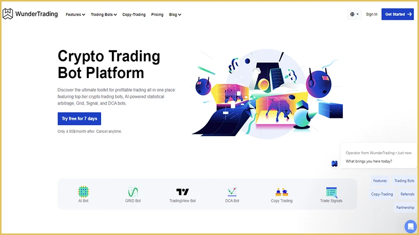 ربات آربیتراژ WunderTrading