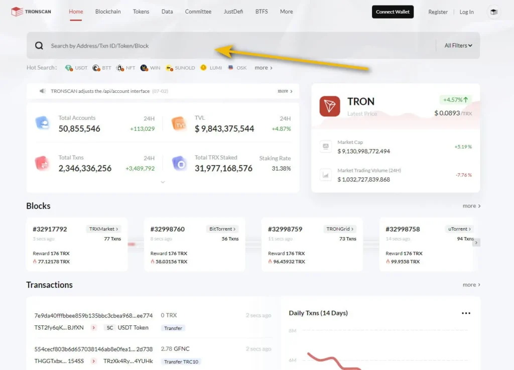 دریافت TxID در Etherscan.io2