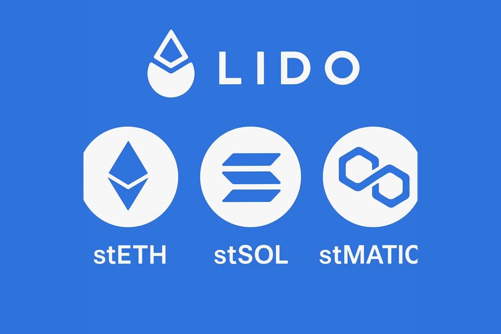Lido – stETH، stSOL، stMATIC